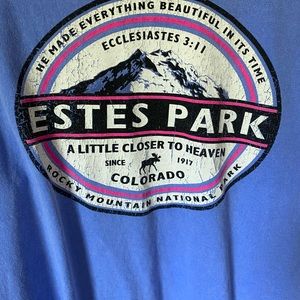 Colorado Purple Blue Heaven Verse Long Sleeve Tee